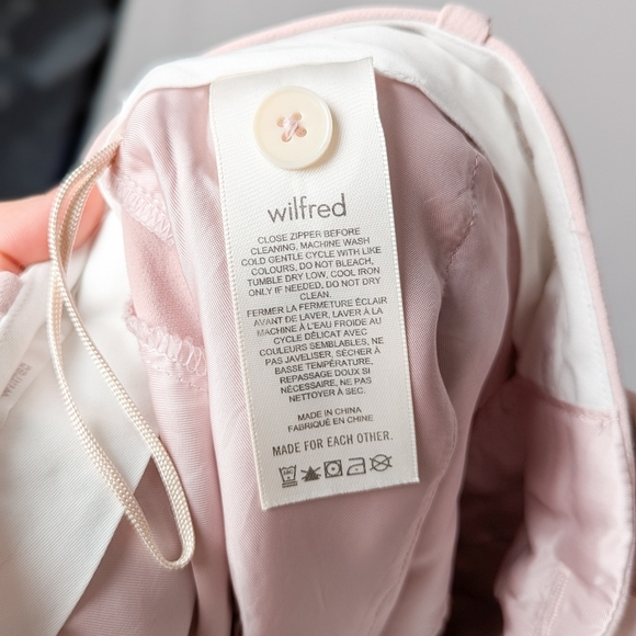 WILFRED Effortless Pant Crop Poetic Pink ARITZIA 2 - Picture 10 of 10